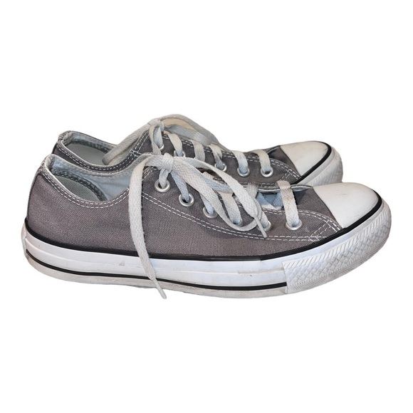 CONVERSE All Star Chuck Taylor Womens Gray Canvas Lace Up Sneakers Sz 7 - Picture 1 of 9